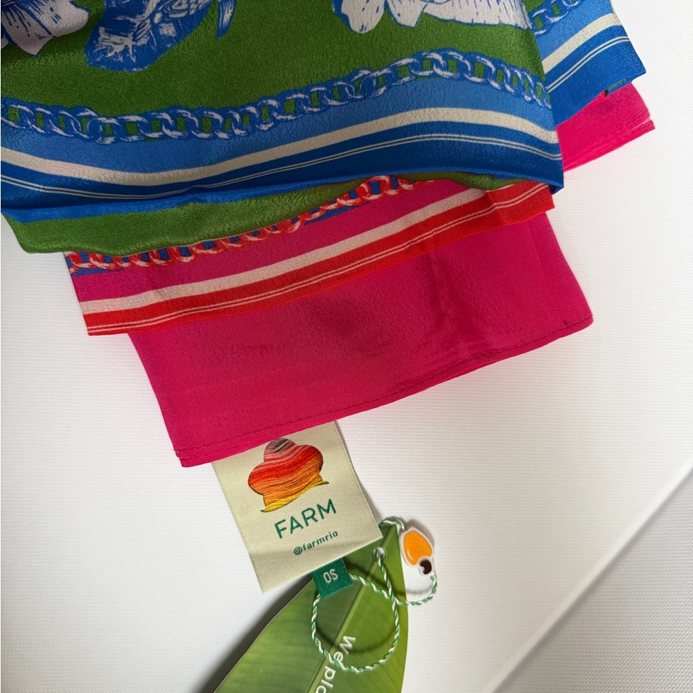 Colorful Floral Silk PAREO